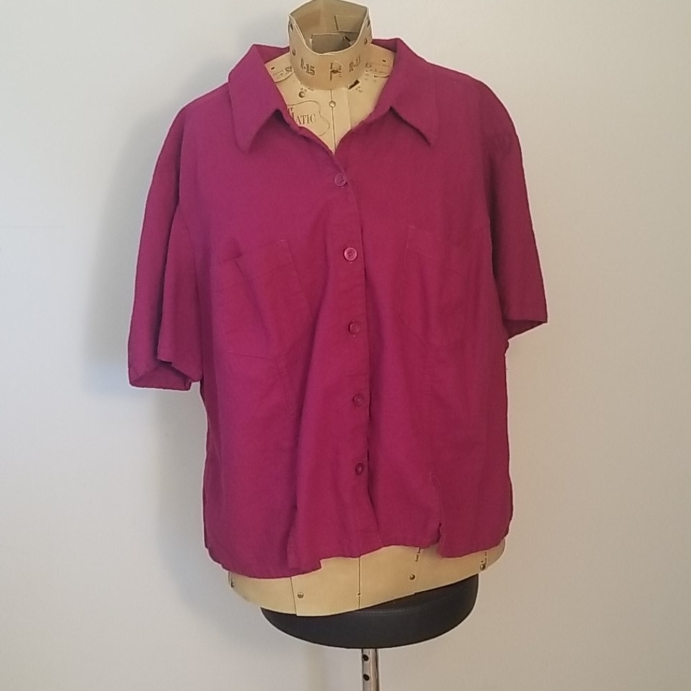 Studio Ease Maroon Blouse - image 2